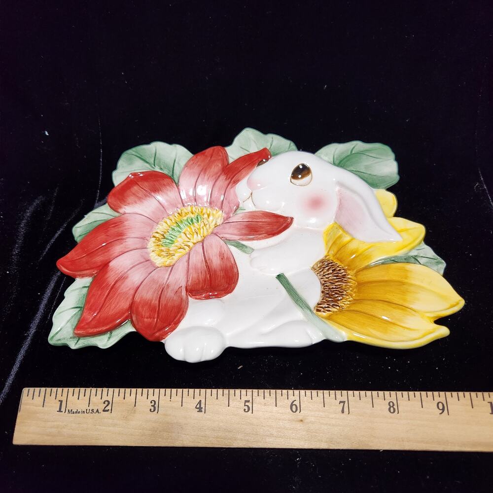Fitz & Floyd Rabbit Decorative Plate